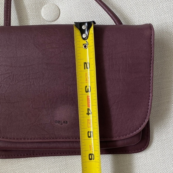 CO-LAB PURPLE Lola 3-in-1 Vegan Leather Small Crossbody Bag - Picture 12 of 14